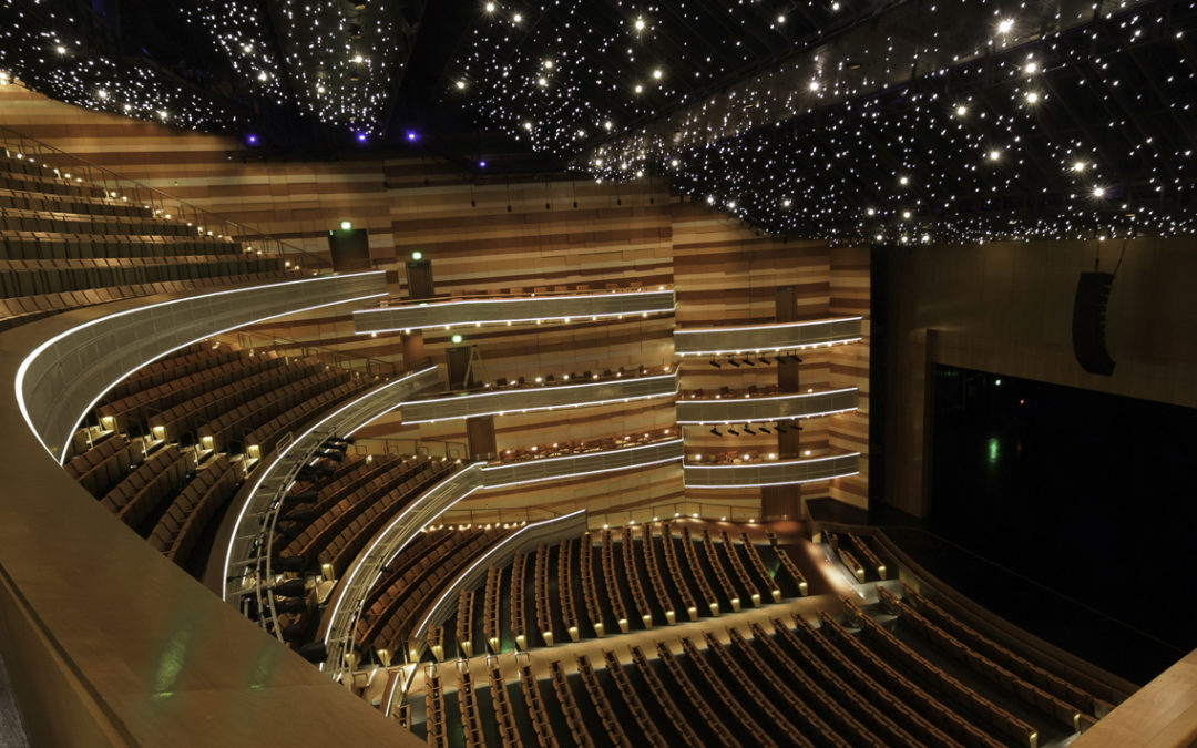 Eccles Theater’s “Starry Sky” Lighting wins 2018 Lumen Citation