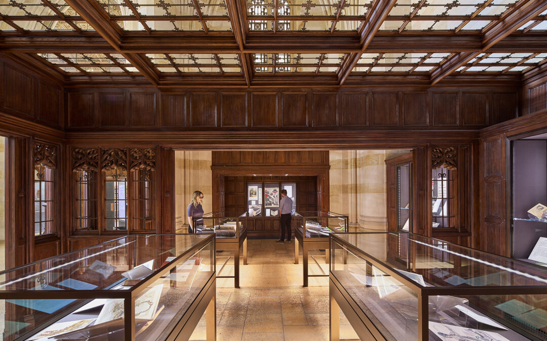 YALE STERLING MEMORIAL LIBRARY – NAVE NORTH AISLE & HANKE EXHIBITION GALLERY